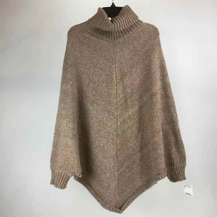 Size One Size Tan Poncho