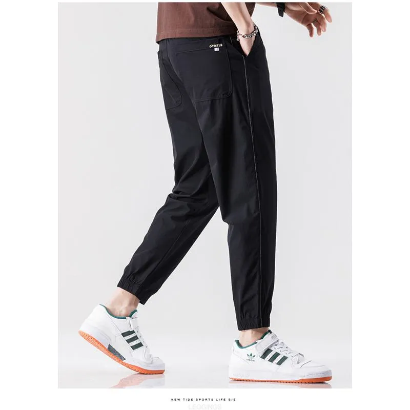 Slim-Fit Straight Casual Trendy Pants