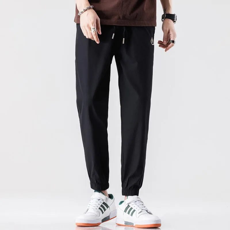 Slim-Fit Straight Casual Trendy Pants