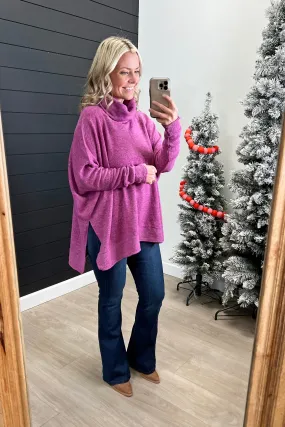 Soft Brushed Poncho Pullover - 5 Colors!