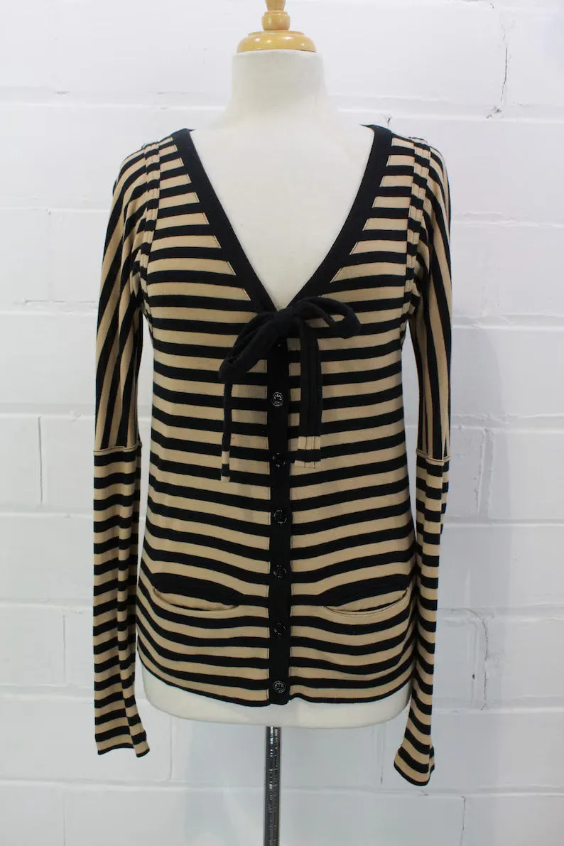 Sonia Rykiel Striped Cardigan, Small