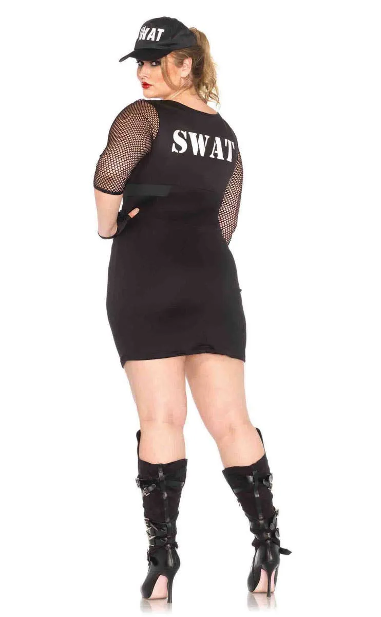 SWAT Officer Sexy Plus Size Womens Costume