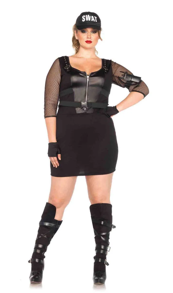 SWAT Officer Sexy Plus Size Womens Costume