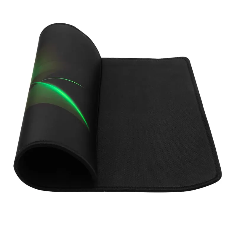 T-Dagger Geometry Medium Size 360Mm X 300Mm X 3Mm|Speed Design|Printed Gaming Mouse Pad Black And Green