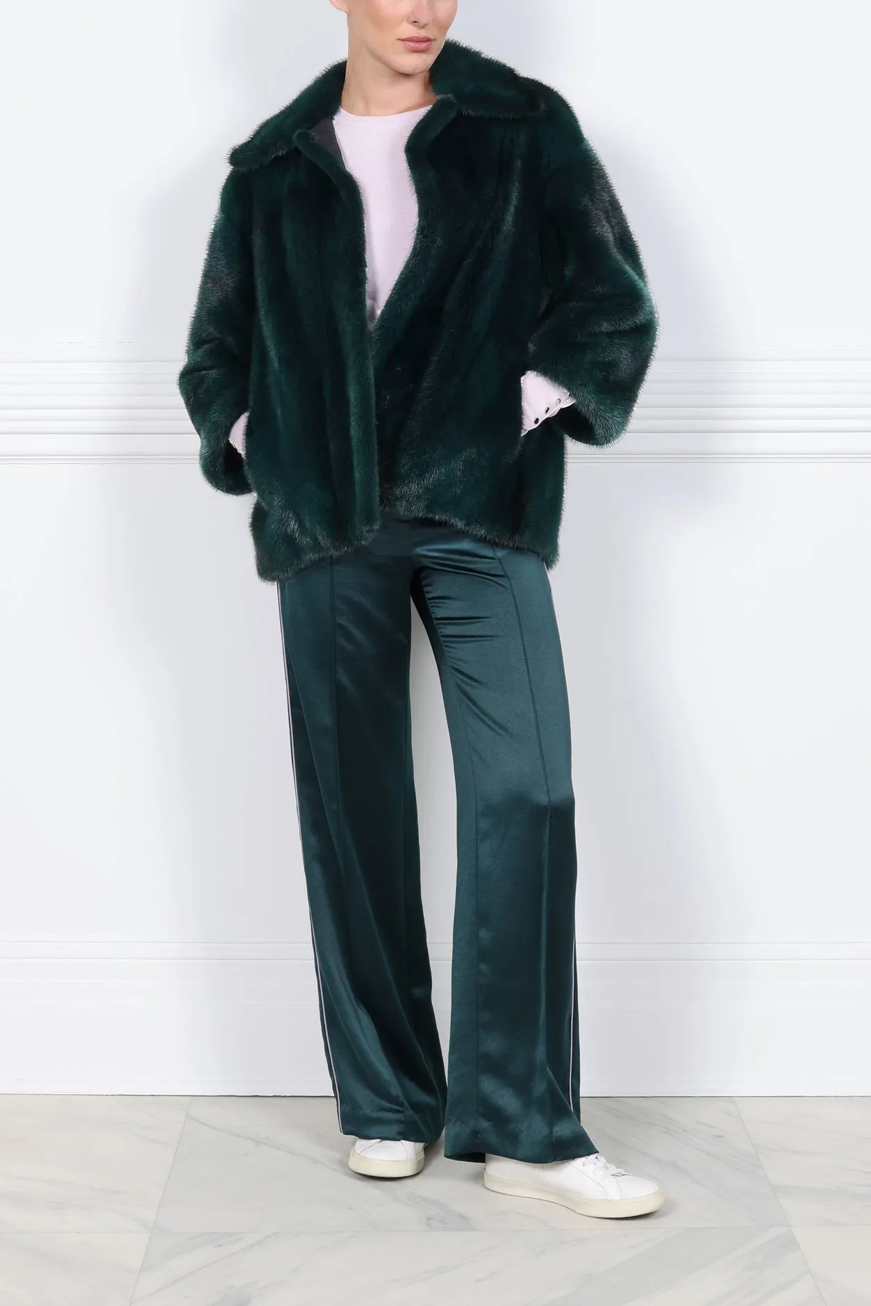 The Jade Mink Fur Jacket