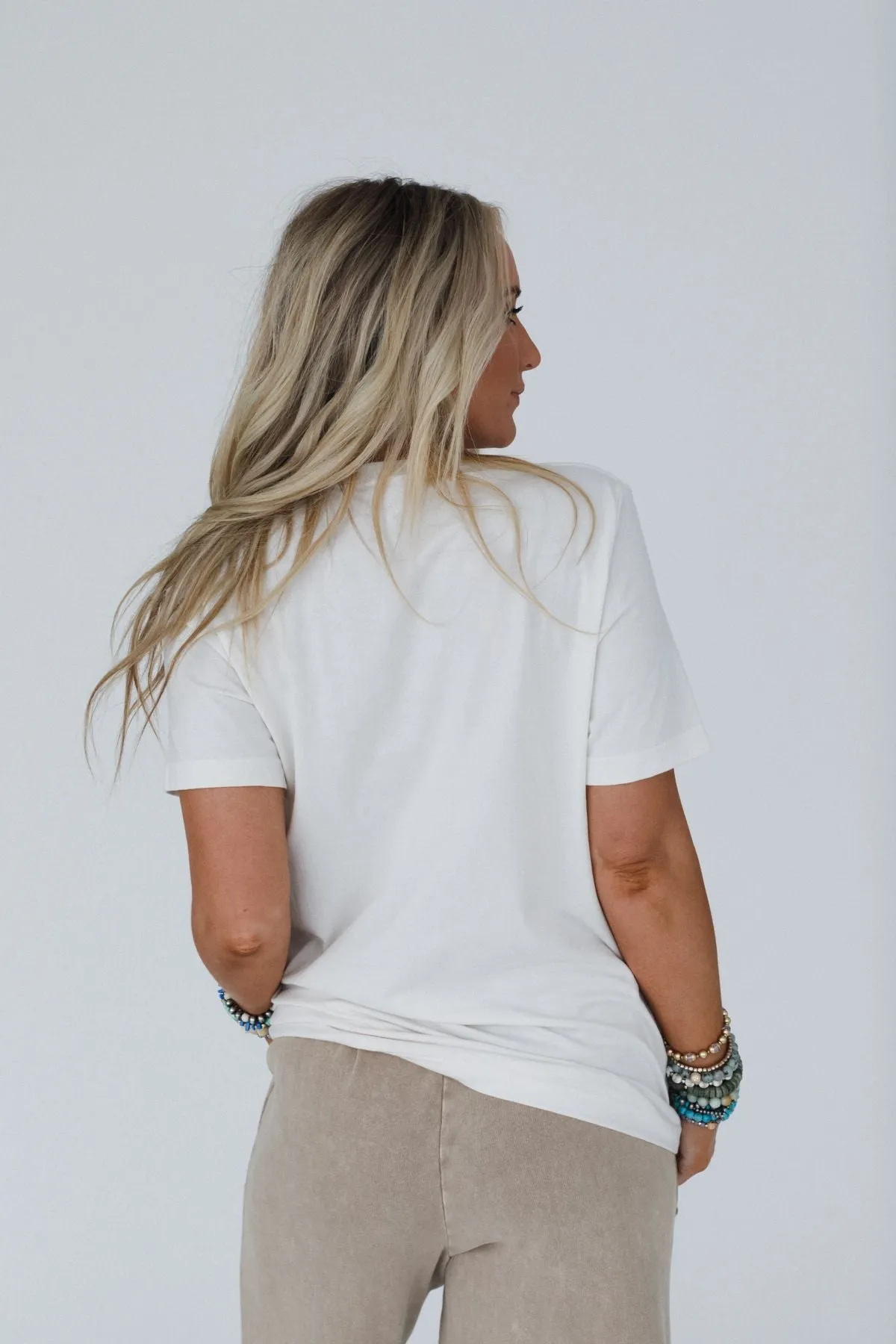 The Nest Saddle Up Graphic Tee - Ivory