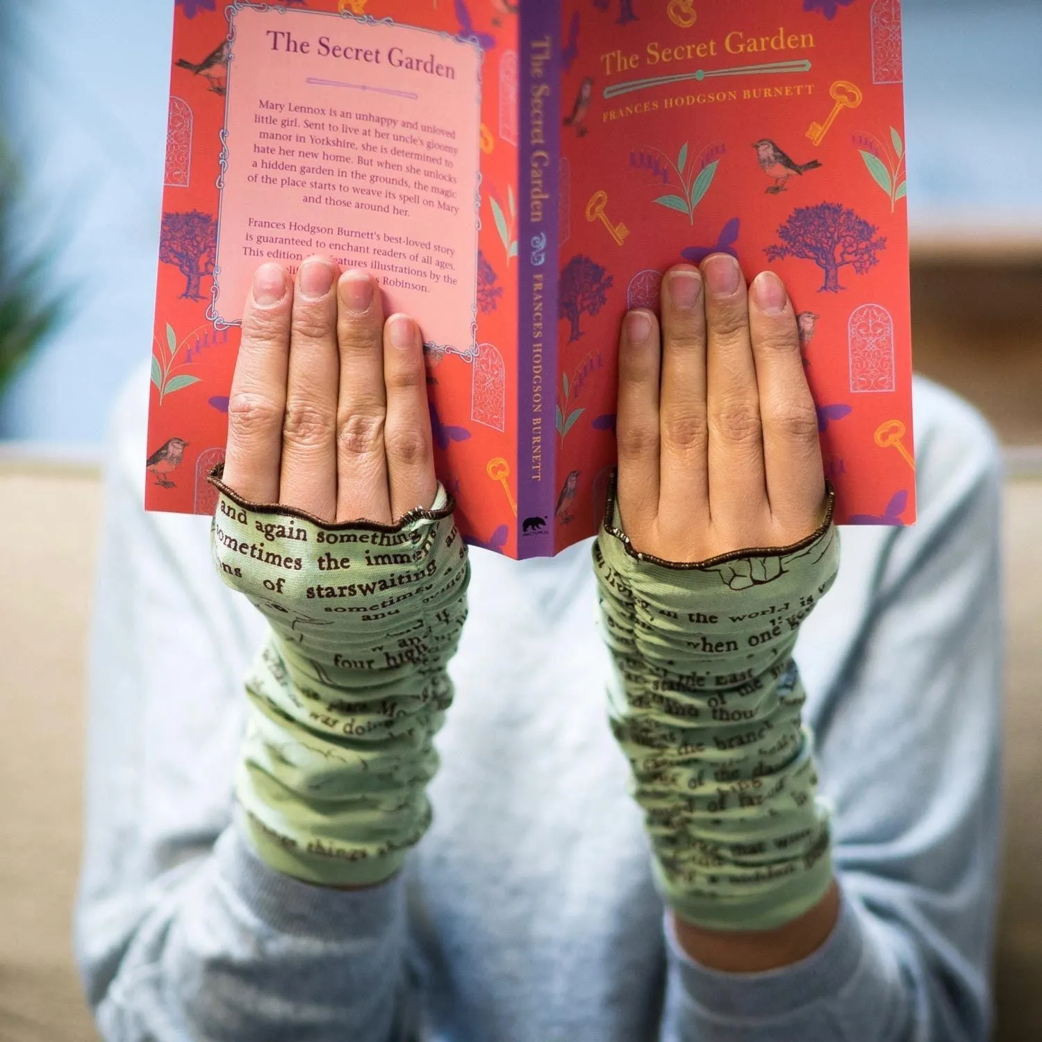 The Secret Garden Writing Gloves