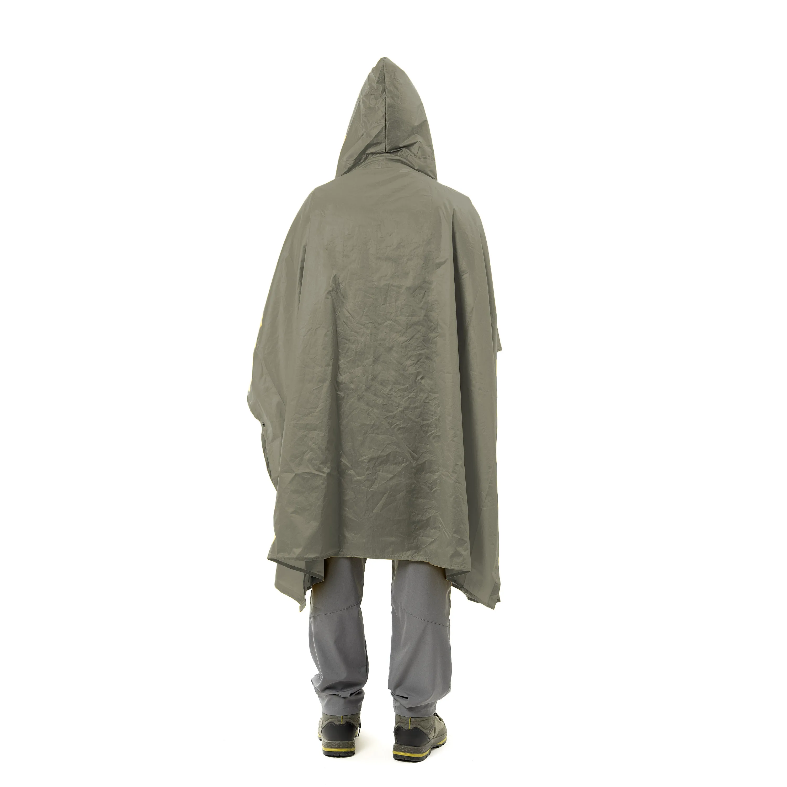 Tripole Poncho and Rain Jacket for Daily Use and Hiking l Green