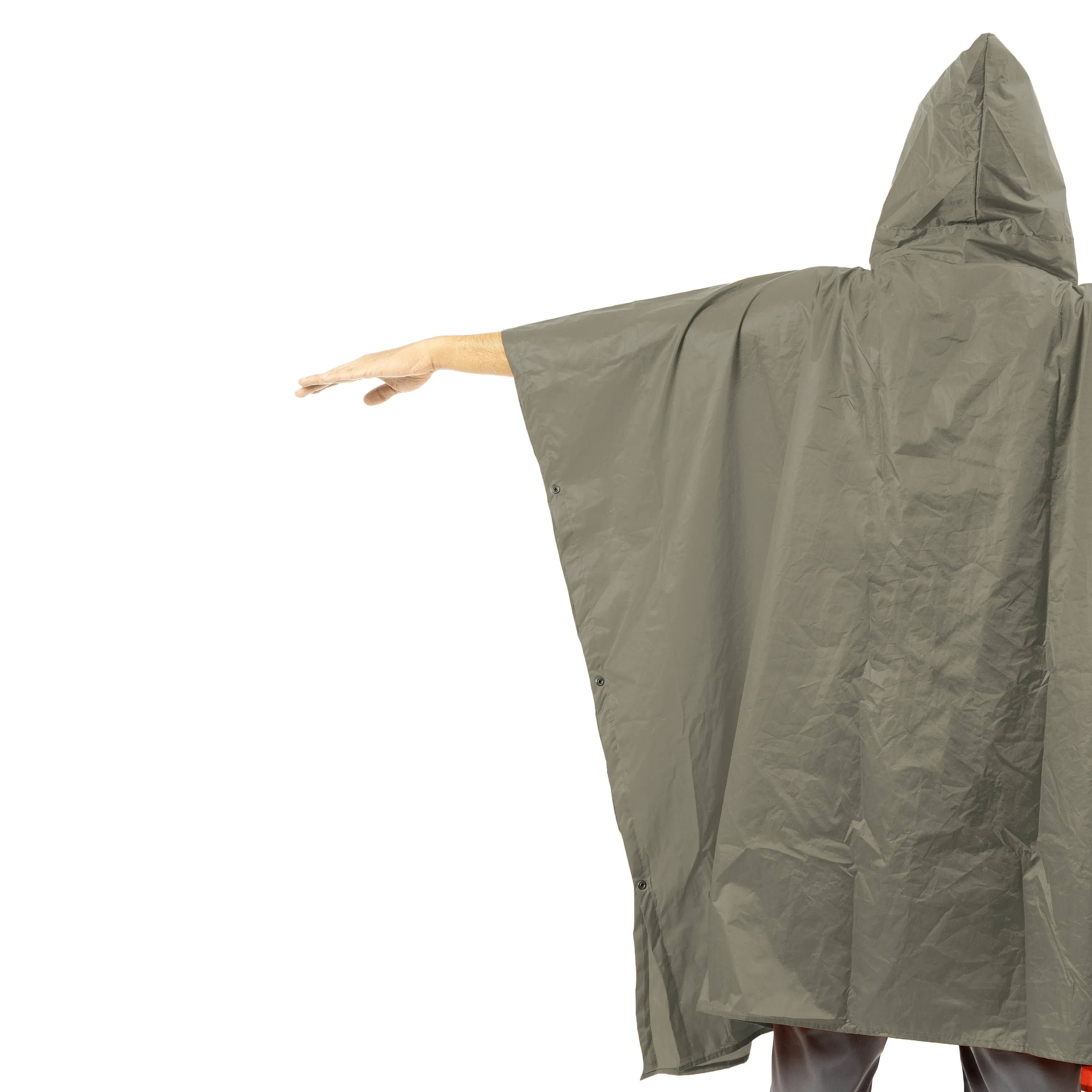 Tripole Poncho and Rain Jacket for Daily Use and Hiking l Green