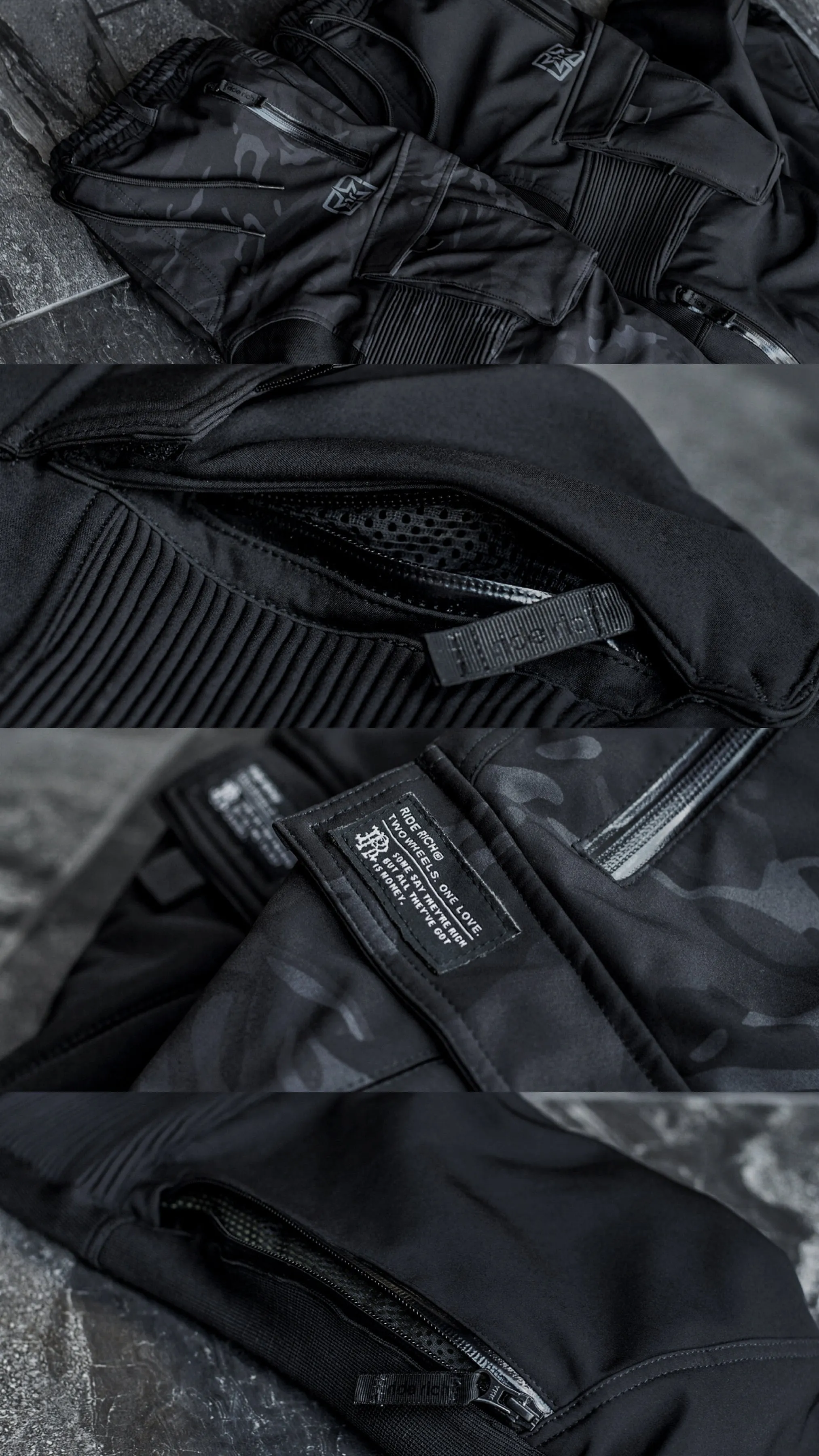 Unit 16™ Armoured Softshell Cargo Joggers {Black}