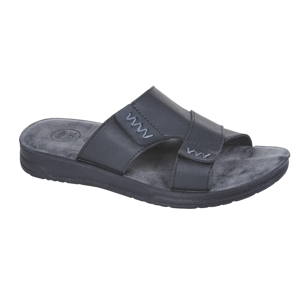 Urban Jacks Troon Black Mens Sandals