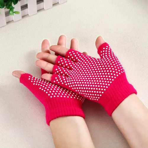 Vibrant-ish Fingerless Sports Gloves