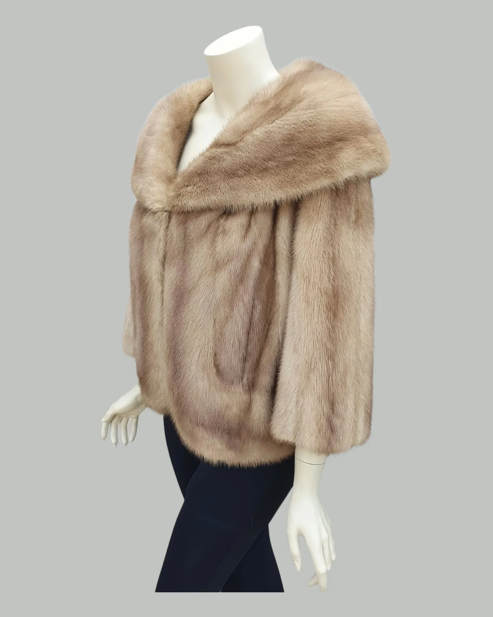 Vintage Autumn Haze Mink Fur Jacket -L