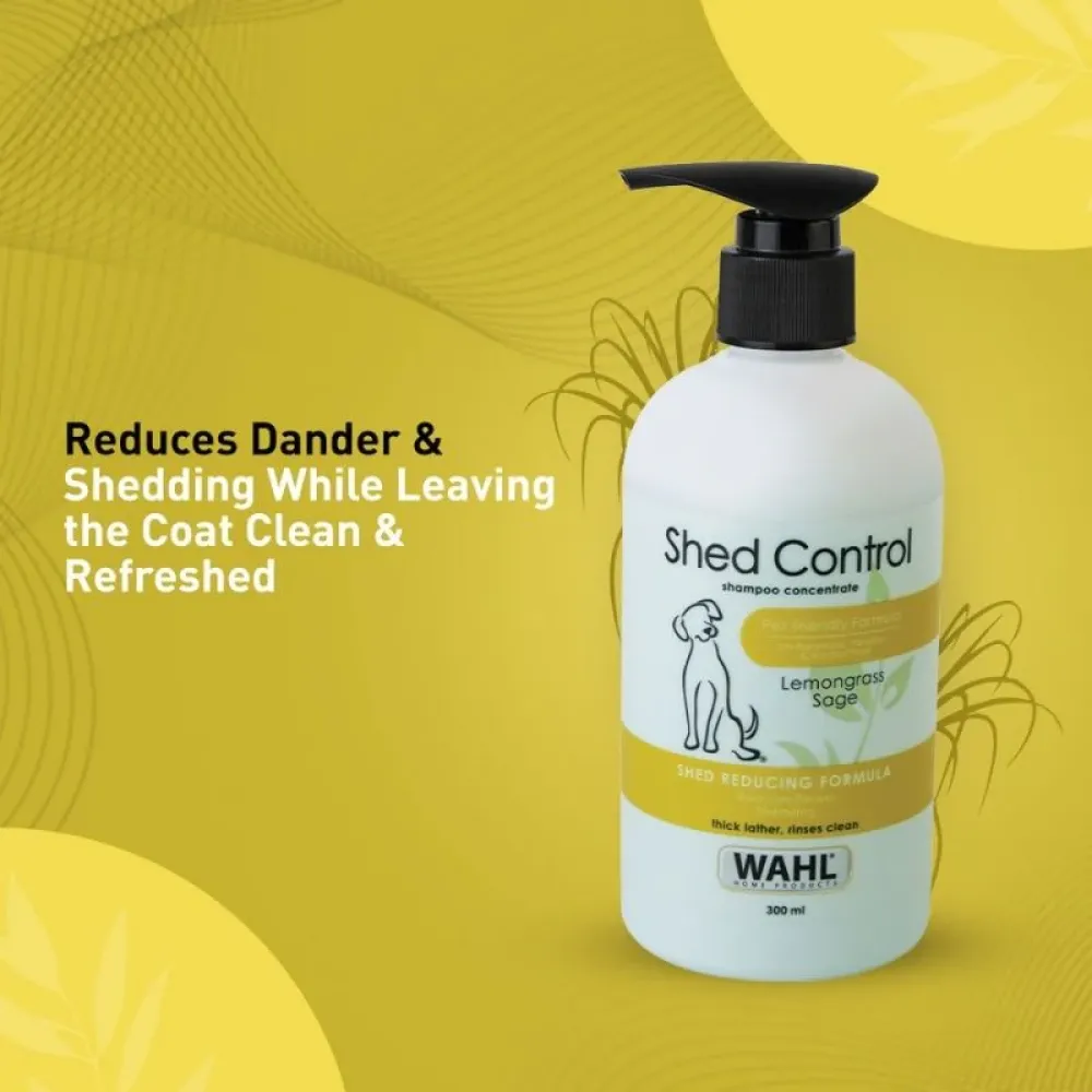 Wahl Shed Control Shampoo for Dogs (Lemongrass & Sage)