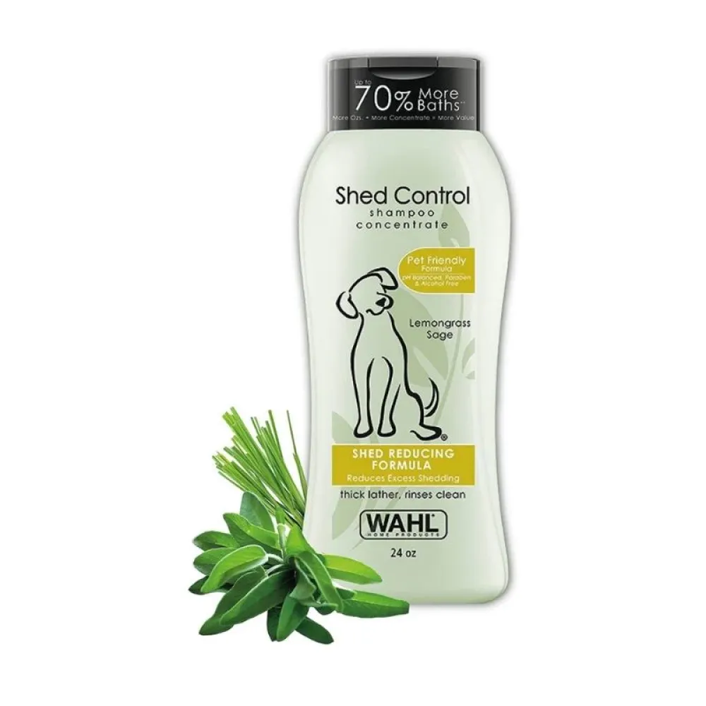 Wahl Shed Control Shampoo for Dogs (Lemongrass & Sage)