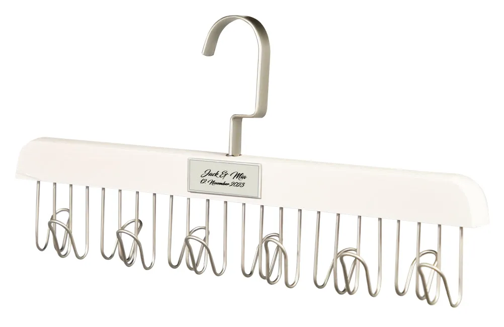 WEDDING HANGERS: Engraved High Quality Bridal Dress & Suit Hangers.