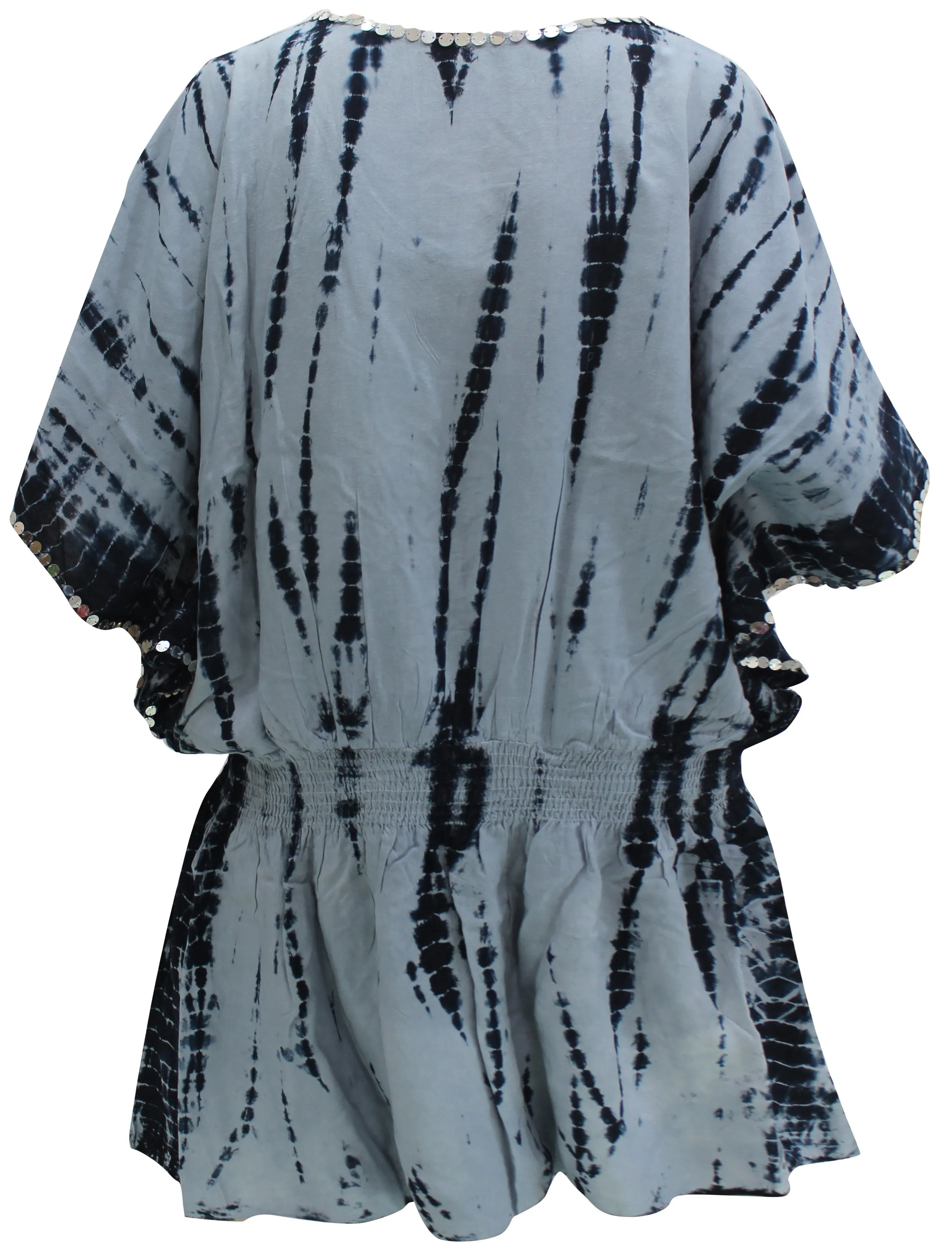 Women's Caftan Beachwear Swimwear Bikini Cover up Dress MAXI Casual Kimono Grey