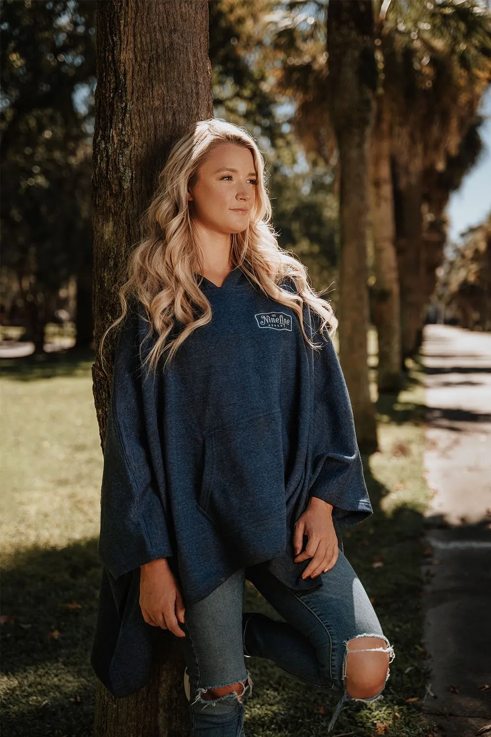 Women's Fleece Poncho