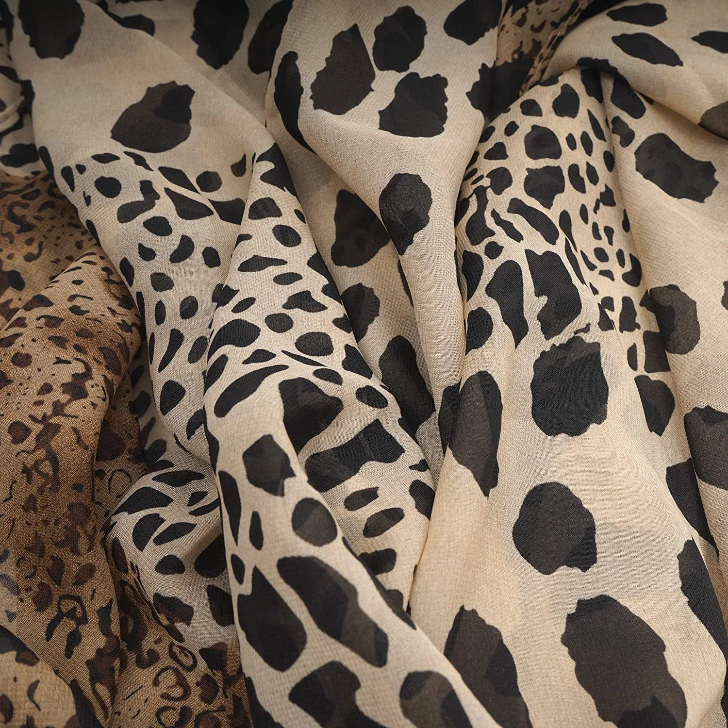 Women's Lightweight Animal Print Scarf