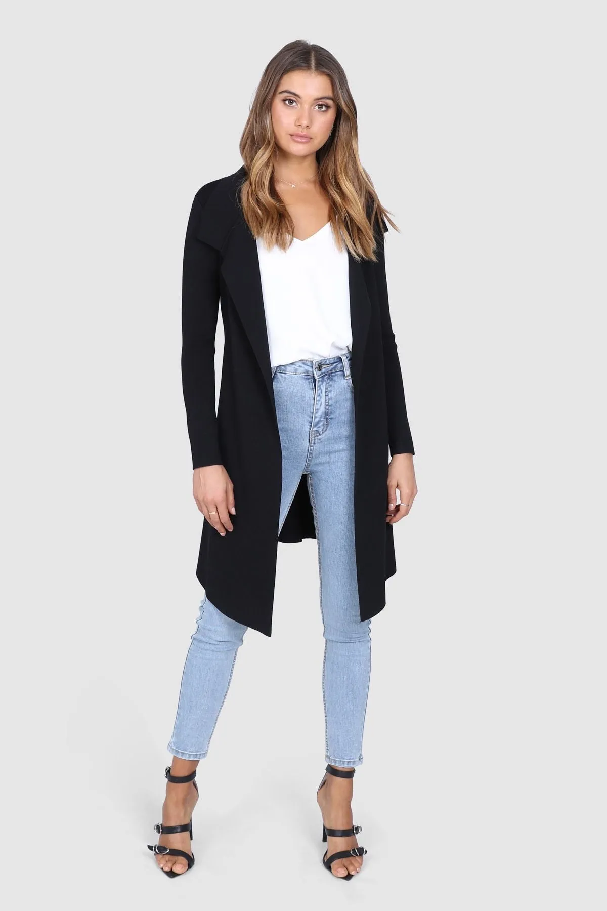 Xander black cardigan