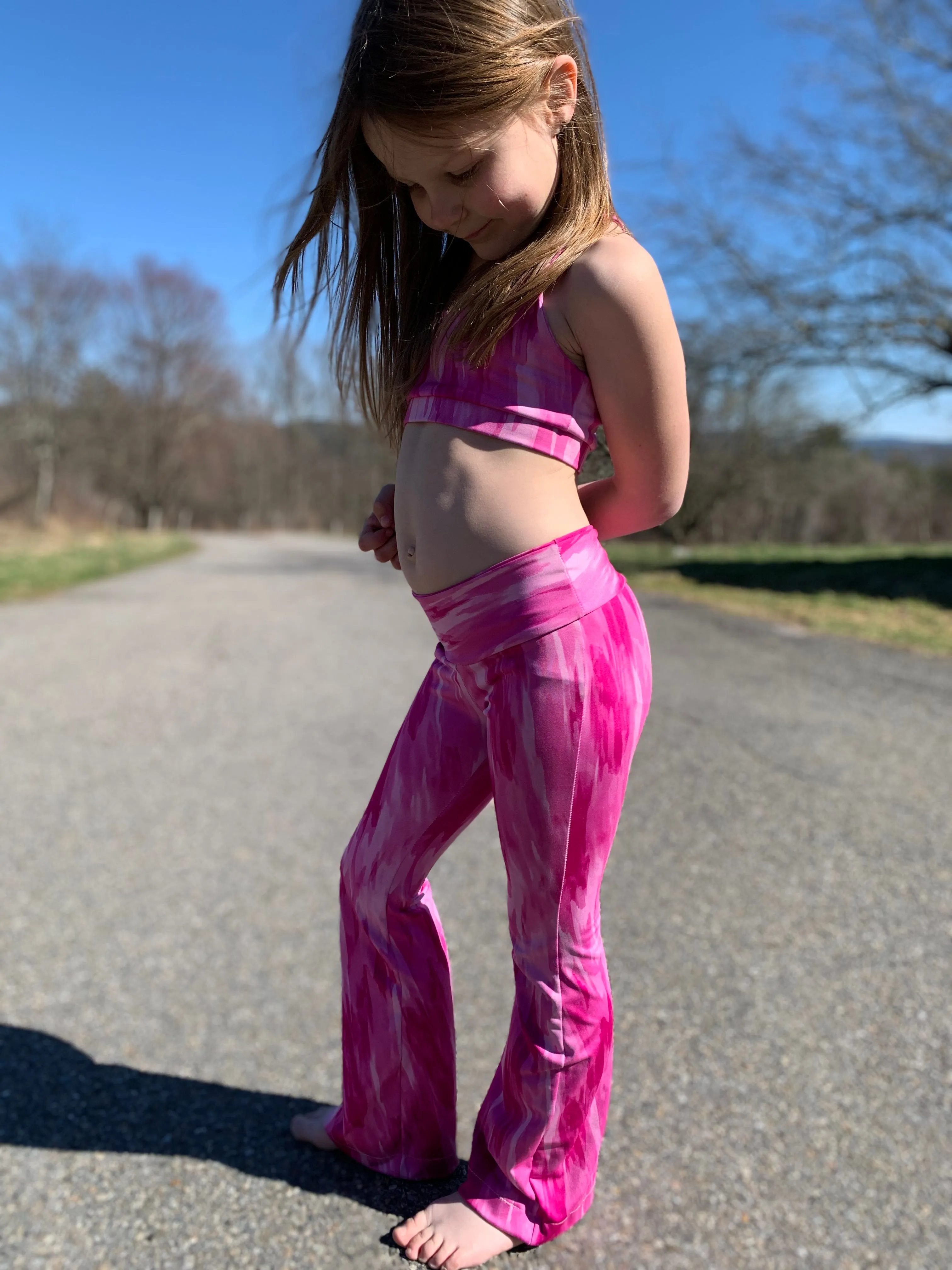 Youth Flare Leggings PDF Sewing Pattern 2-16