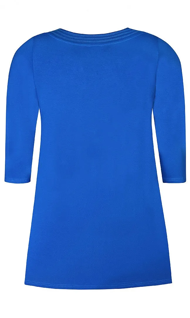 Zhenzi Jolie Tunic in Blue