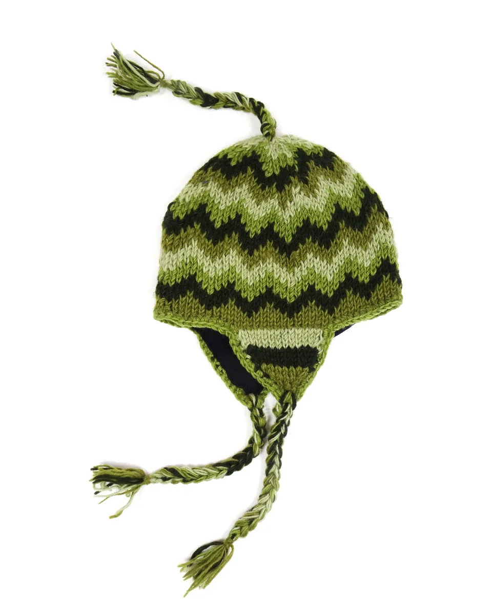 Zig Zag Trapper Beanie